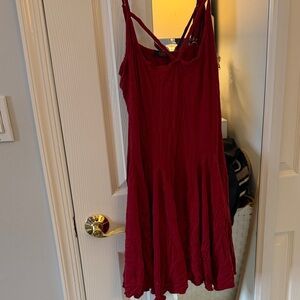 Women's Red Mini Dress
